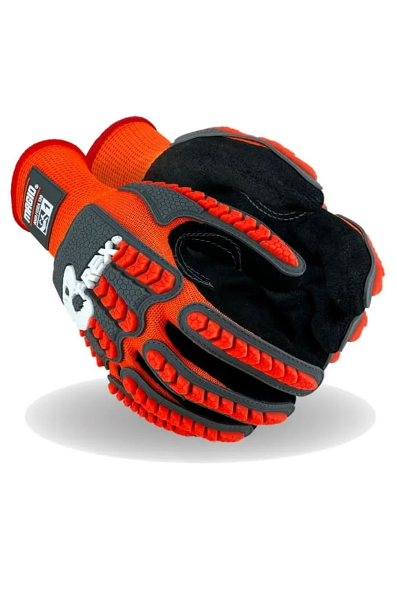 Gloves: T-Rex Flex Series General Purpose Knit Impact Gloves - TRX400 Large