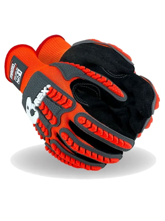 Gloves: T-Rex General Purpose Knit Impact Gloves TRX400 - Medium