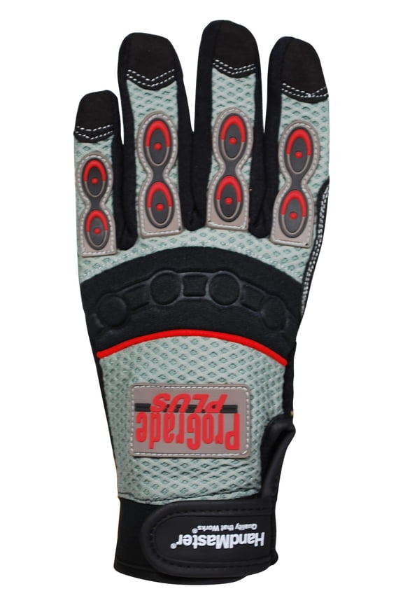 HandMaster MECH107 Mechanics Gloves with PVC Palm, 1 Pair