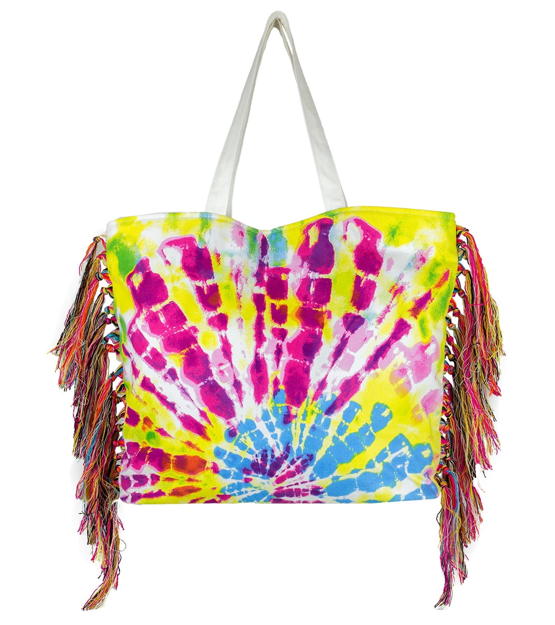 Magid Women's Beach Tote with Side Fringes - Walmart.com