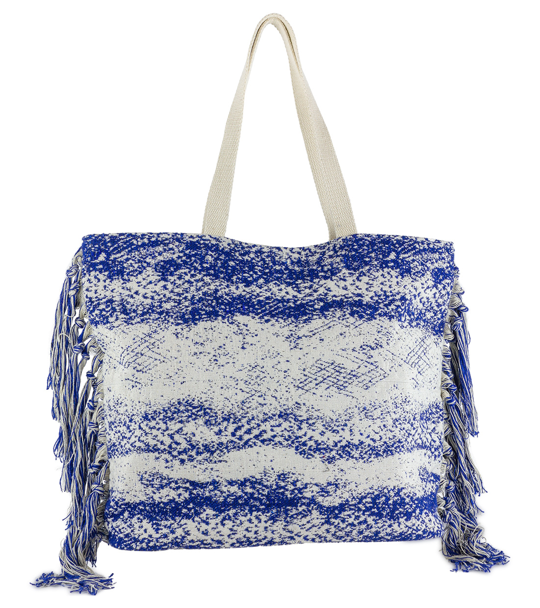 Magid Women's Beach Tote with Side Fringes - image 1 of 4
