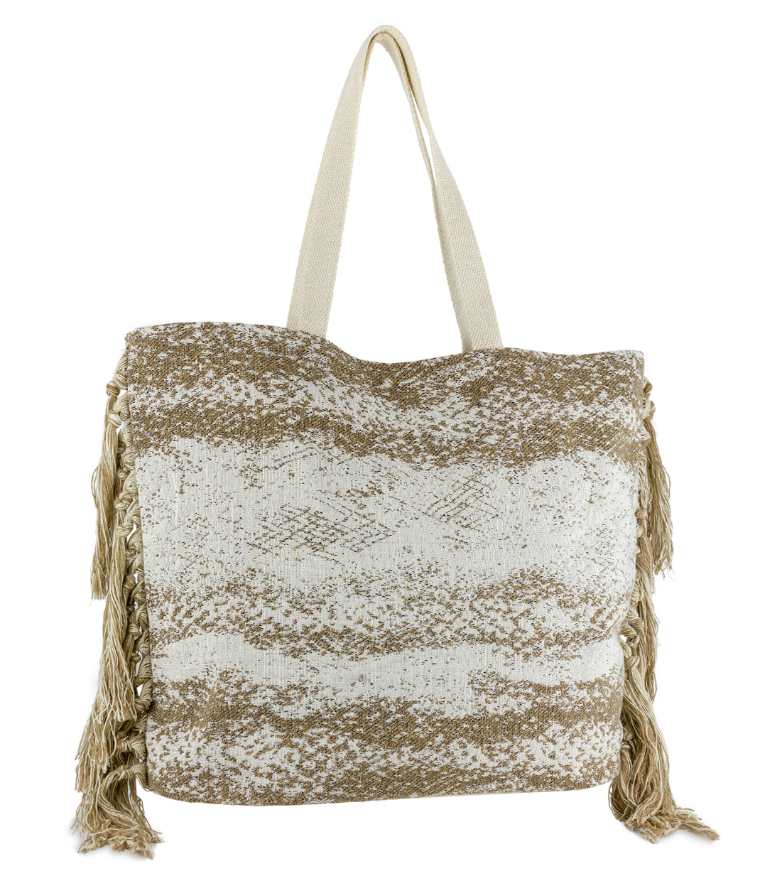 Magid Women's Beach Tote with Side Fringes - image 1 of 1