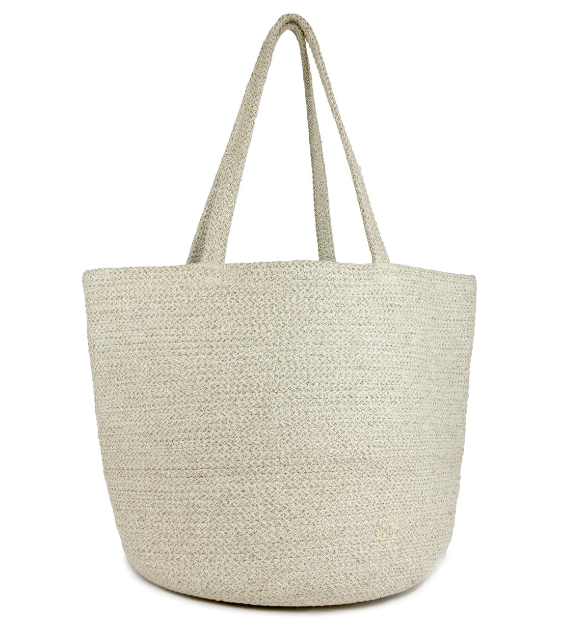 Magid Jute Woven Circles Market Tote Beach Bag Natural Walmart
