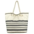 thumbnail image 1 of Magid Women's Spring Oversized Cotton Tote with Rope Handles Black, 1 of 1