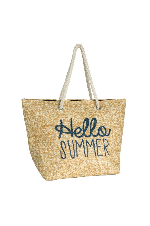 Women's Straw Beach Tote