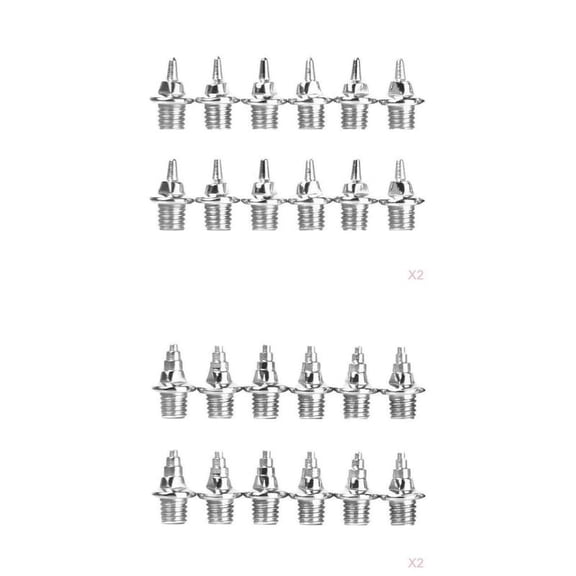 Magideal 48 Pieces Replacement Spikes For Track & Field Sports Running Shoes