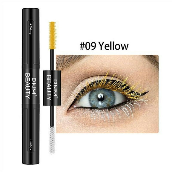 Magik 1-2Pcs Dual Head 4D Silk Fiber Eyelash Extension Colorful Waterproof Mascara