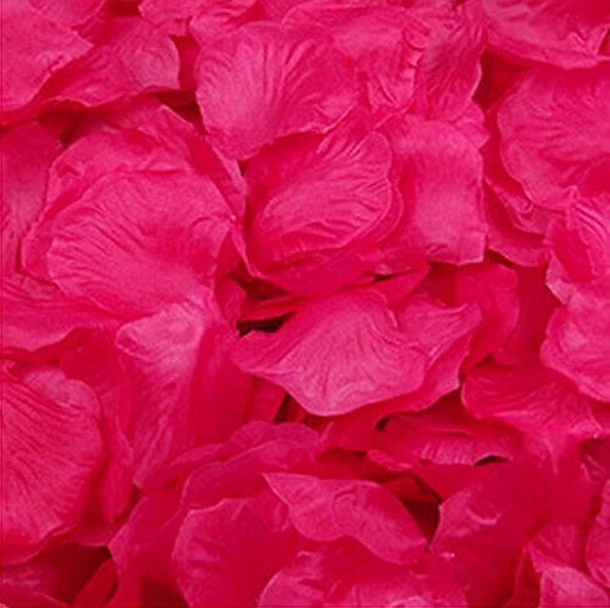 Magik 1000~5000 pieces Silk Flower Rose Petals Wedding Party Pasty Tabel Decorations, Various Choices (2000, Hot Pink)