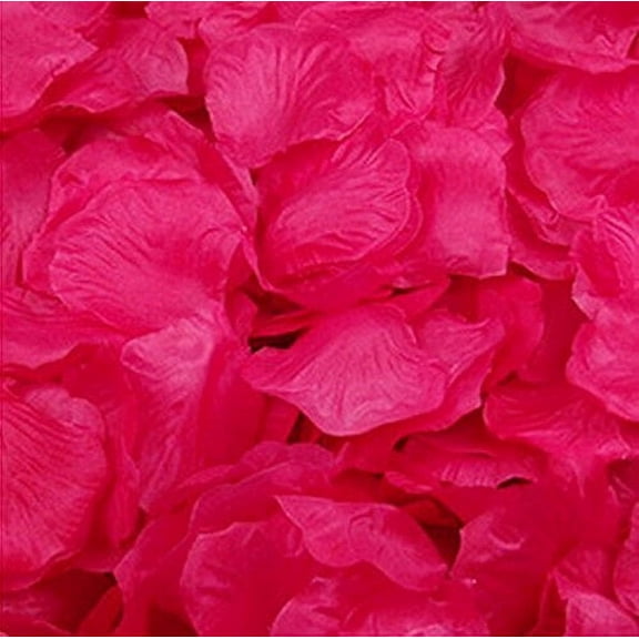 Magik 1000~5000 pieces Silk Flower Rose Petals Wedding Party Pasty Tabel Decorations, Various Choices (2000, Hot Pink)