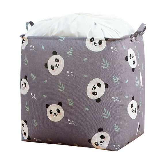 Magik 100L Rectangular Laundry Basket Handle Drawstring Storage Bin Boxes Organizer