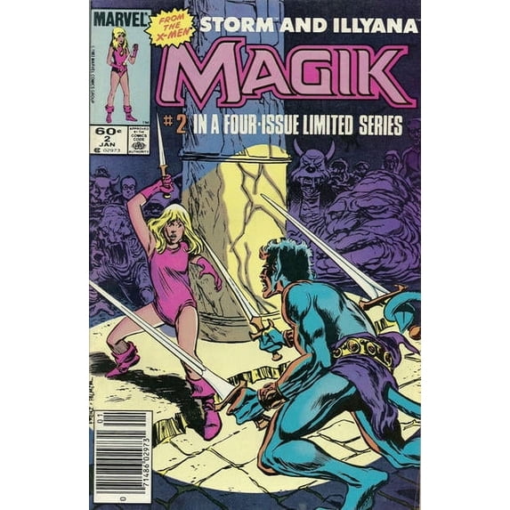 Magik #2 (Newsstand) VF ; Marvel Comic Book