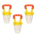 thumbnail image 1 of Magik 3 Pack Baby Food Feeder Fruit Silicone Nipple Teething Toy Soother Pacifier, 1 of 9