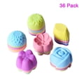 thumbnail image 1 of Magik 36 PCS Reusable Non-stick Silicone Mini Baking Muffin Cupcake Chocolate Cups (Assorted Flowers 2), 1 of 9