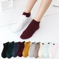thumbnail image 1 of Magik 5 Pairs Men Women Low Cut Liner Multi Pattern Boat Socks Daisy Bear Stripes, 1 of 1