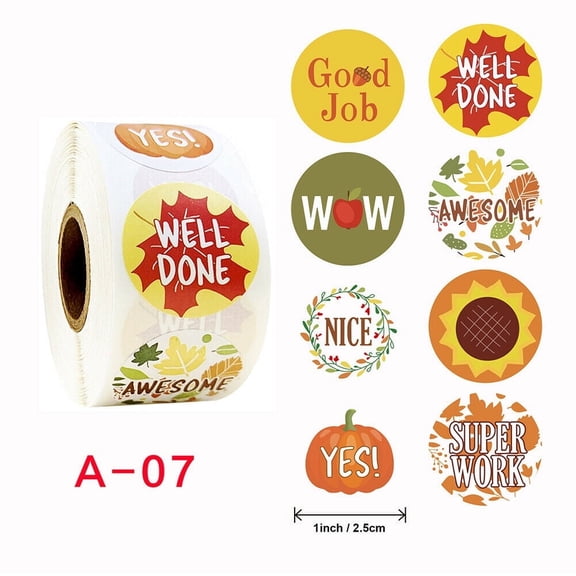 Magik 500-1000 Thank You Reward Award Stickers Labels Kids Bag Gifts Envelope Seals