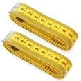 thumbnail image 1 of Magik 60''~120''/1.5~3M Double-scale Tailor Seamstress Cloth Body Ruler Tape Measure Sewing Heavy Duty Tape (Pack of 2, 120''/300cm, Yellow), 1 of 4