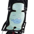 thumbnail image 1 of Magik Baby Stroller Liner Cooling Mat with Double-Layer Design, Blue, 2 Piece, 1 of 3