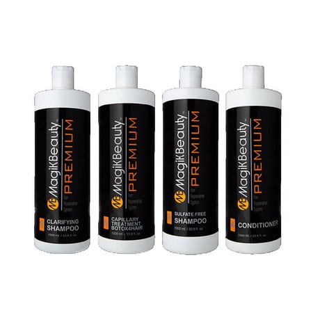 Magik Beauty | Premium 4 Step BTX4HAIR Complete Kit Capillary Treatment 33 fl. oz
