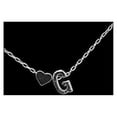 thumbnail image 1 of Magik Charm Heart Letter Initial A-Z Alphabet Pendant Chain Necklace, 1 of 6