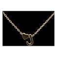 thumbnail image 1 of Magik Charm Heart Letter Initial A-Z Alphabet Pendant Chain Necklace, 1 of 6