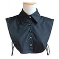 thumbnail image 1 of Magik Choker Necklace Unisex Women Peter Pan Detachable Lapel Shirt Fake False Collar (Basic - Black), 1 of 2