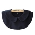 thumbnail image 1 of Magik Choker Necklace Unisex Women Peter Pan Detachable Lapel Shirt Fake False Collar (Peter Pan-Black), 1 of 2