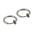thumbnail image 1 of Magik Clip-On Spring Action Non-Piercing Fake Septum Lip Cartilage Nose Tragus Ring, 1 of 7