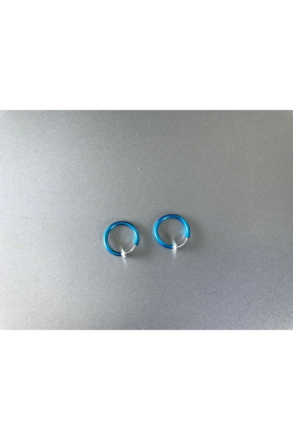 Clip-On Spring Action Non-Piercing Fake Septum Lip Cartilage Nose Tragus Ring