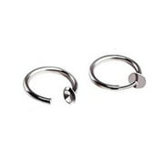 Magik Clip-On Spring Action Non-Piercing Fake Septum Lip Cartilage Nose Tragus Ring