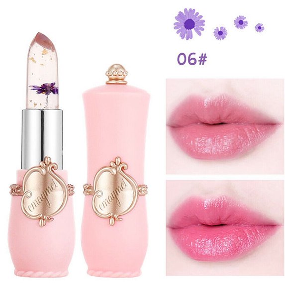 Magik Flower Lipstick Color Jelly Transparent Magic Changing Lip Temperature Change
