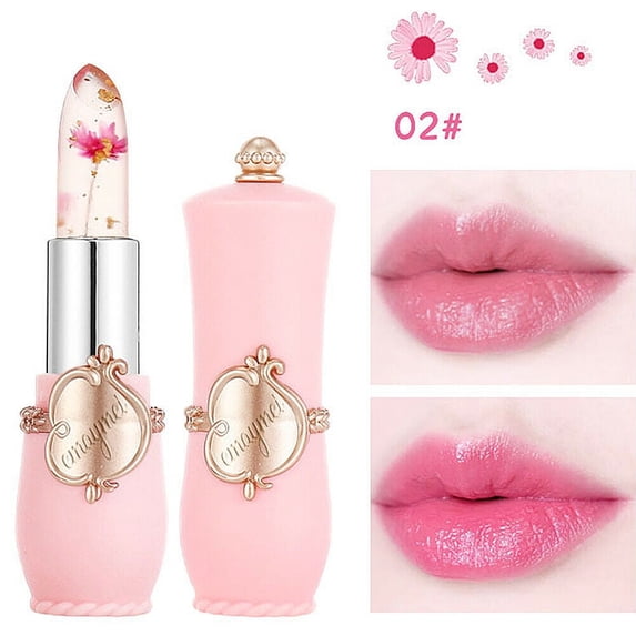 Magik Flower Lipstick Color Jelly Transparent Magic Changing Lip Temperature Change