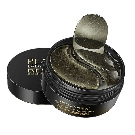 Magik Gold, Black Pearl, Seaweed Hydrogel Under Eye Patch Gel Mask, 60 Piece