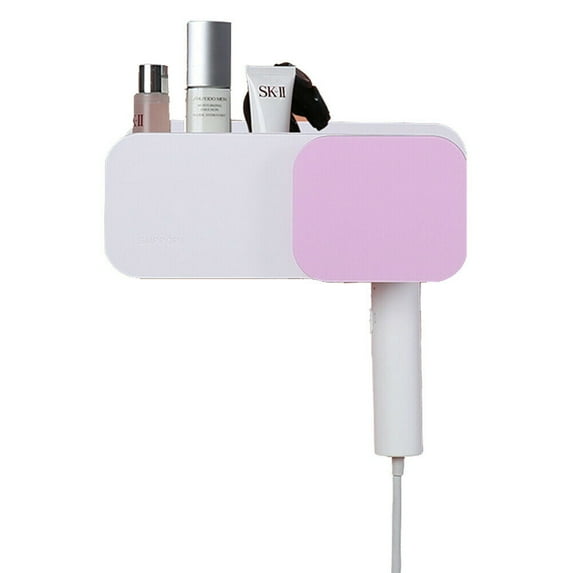 Magik Hair Dryer Holder Self-Adhesive Hanging Rack Organizer Hook Spiral Caddy Bracket