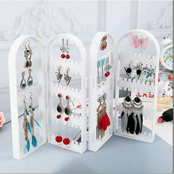 Magik Jewelry Hanger Foldable Acrylic Earring Organizer Necklace Holder Bracelet Displ