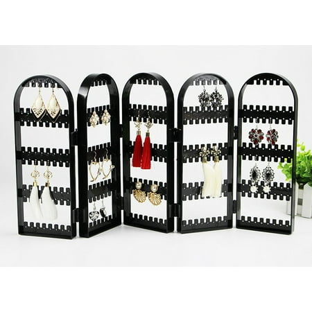 Magik Jewelry Hanger Foldable Acrylic Earring Organizer Necklace Holder Bracelet Displ