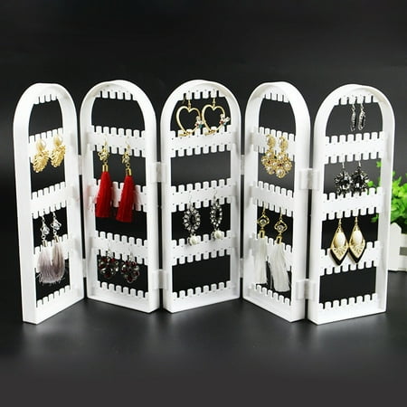 Magik Jewelry Hanger Foldable Acrylic Earring Organizer Necklace Holder Bracelet Displ