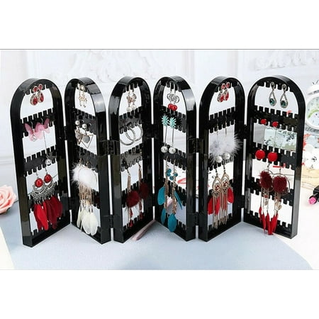 Magik Jewelry Hanger Foldable Acrylic Earring Organizer Necklace Holder Bracelet Displ