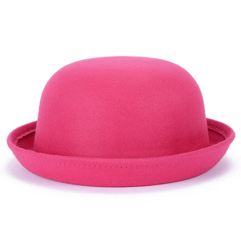 Bowler hat sales pink