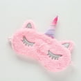 thumbnail image 1 of Magik Unicorn Eye Mask Soft Plush Sleep Masks Home Sleeping Blindfold Traveling, 1 of 5