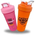 thumbnail image 1 of Magiko Motivational Protein Shaker Sports and Outdoor 2 Pack 28oz Nutrition Water Bottle, 1 of 6