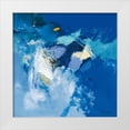 thumbnail image 1 of Magis, Pascal 15x15 White Modern Wood Framed Museum Art Print Titled - Bleu, 1 of 4