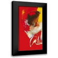 thumbnail image 1 of Magis, Pascal 9x14 Black Modern Framed Museum Art Print Titled - Triptyque rouge I, 1 of 5