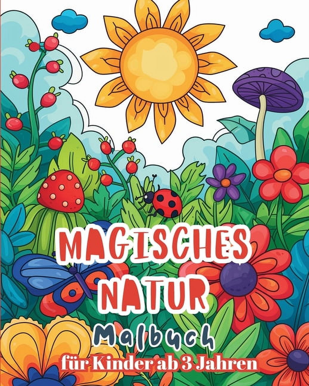  Foto zu Magisches Natur - Malbuch fur kinder ab 3 Jahren: Einfaches und Spaß 