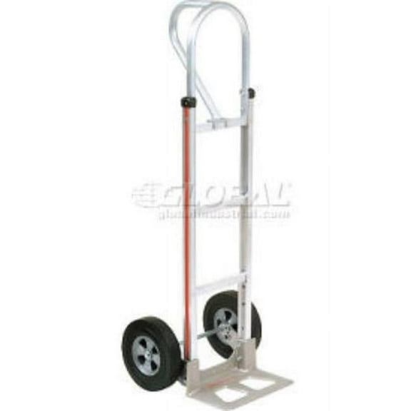 Magliner Aluminum Hand Truck with Loop Handle & Semi-Pneumatic Wheels