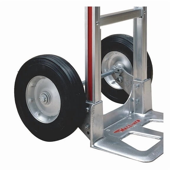 Magliner Wheel,8 in H, 2-1/2 in W,8 in D,Rubber 11825