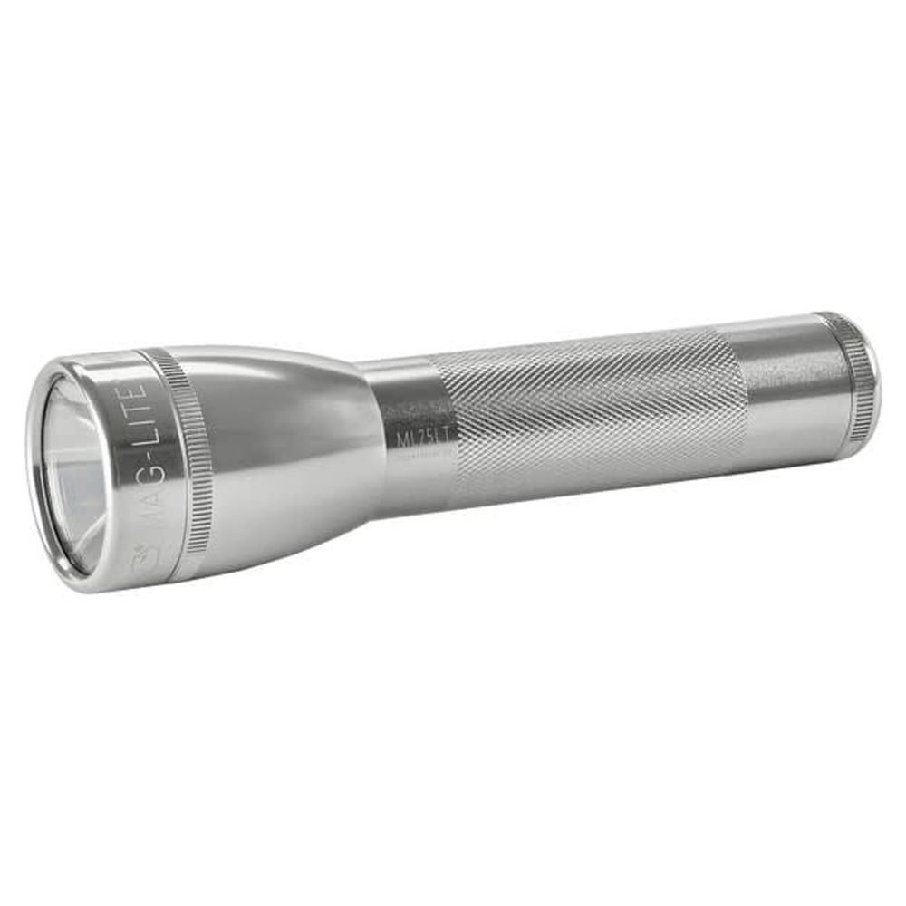 Maglite Flashlight Ml25Lt 192 Lumens Silver Led 2 Cell C