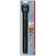 Maglite Heavy-Duty Incandescent 4-Cell D Flashlight, Black