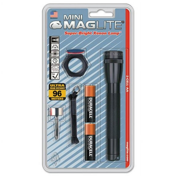 Maglite M2A01C Mini Maglite AA Flashlight - Black