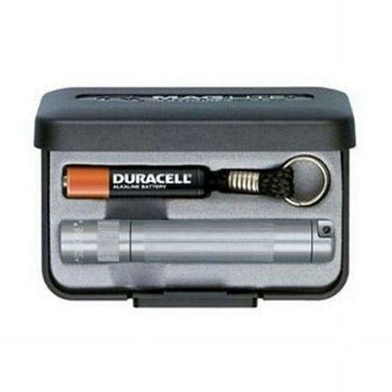 Maglite Mag-Lite Solitaire Pres Box Gray Pewter