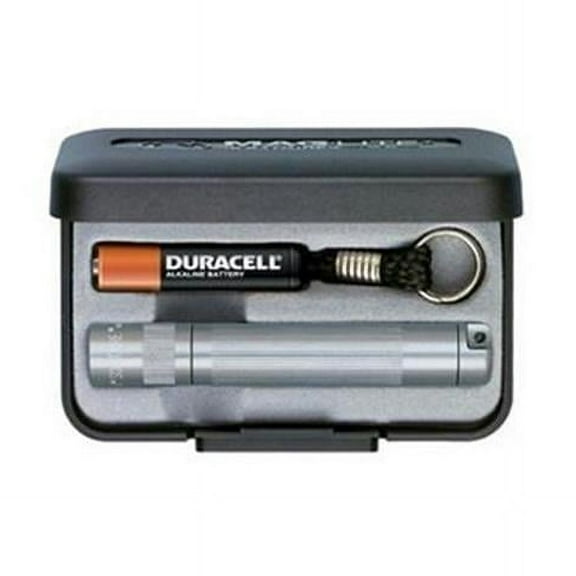 Maglite Mag-Lite Solitaire Pres Box Gray Pewter